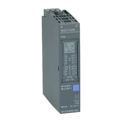 Siemens SIMATIC ET 200SP AI 4x U/I 2 kablolu - 6ES7134-6HD01-0BA1