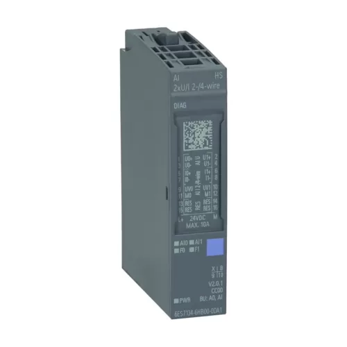 Siemens SIMATIC ET 200SP AI 2x U/I 2-/4-Wire HS - 6ES7134-6HB00-0DA1