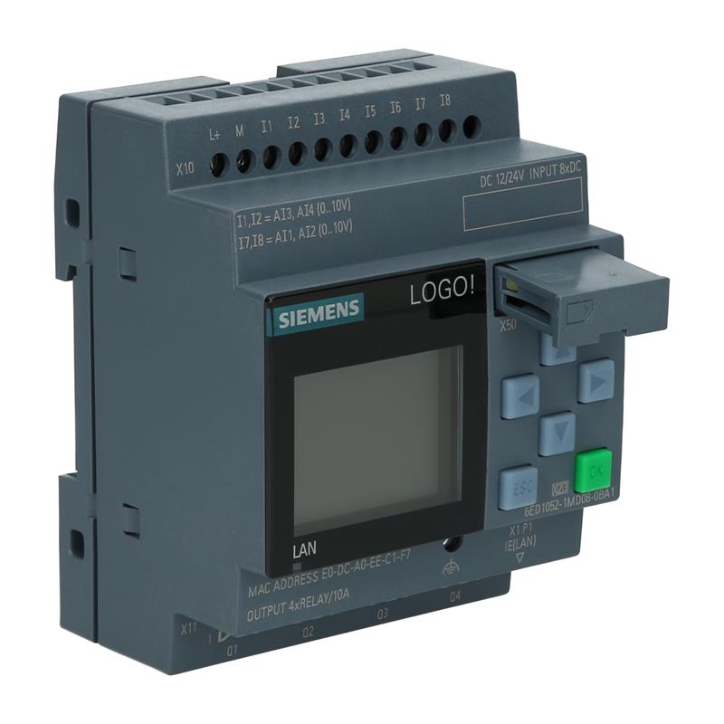Siemens LOGOSU! 12/24 RCE-6ED1052-1MD08-0BA1 - Görsel 3