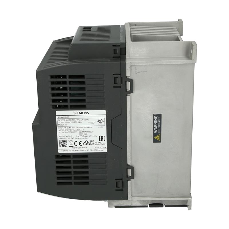 Değişken frekanslı sürücüler Siemens SINAMICS V20 - 6SL3210-5BB23-0BV1 - Görsel 2