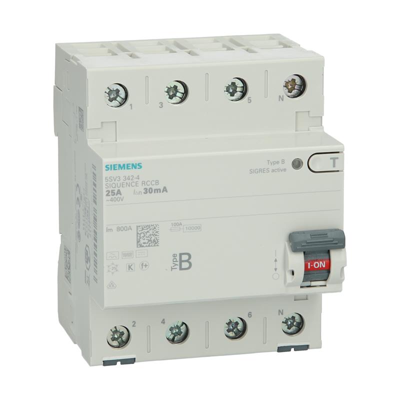 Kaçak akım devre kesici Siemens 5SV3342-4 - Görsel 3