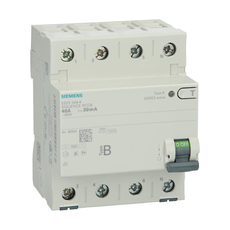 Kaçak akım devre kesici Siemens 5SV3344-4