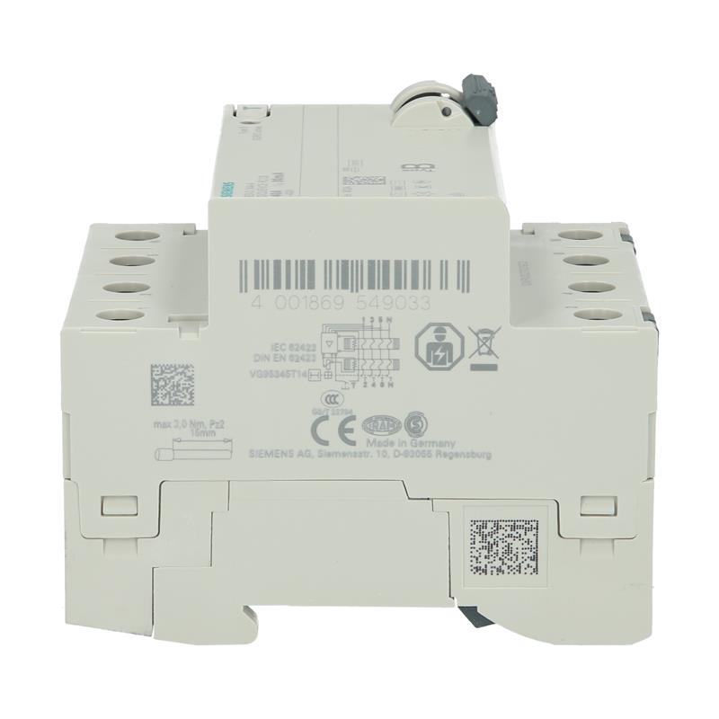 Kaçak akım devre kesici Siemens 5SV3344-4 - Görsel 2