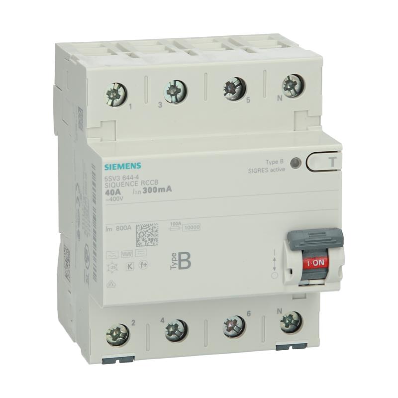 Kaçak akım devre kesici Siemens 5SV3644-4 - Görsel 3