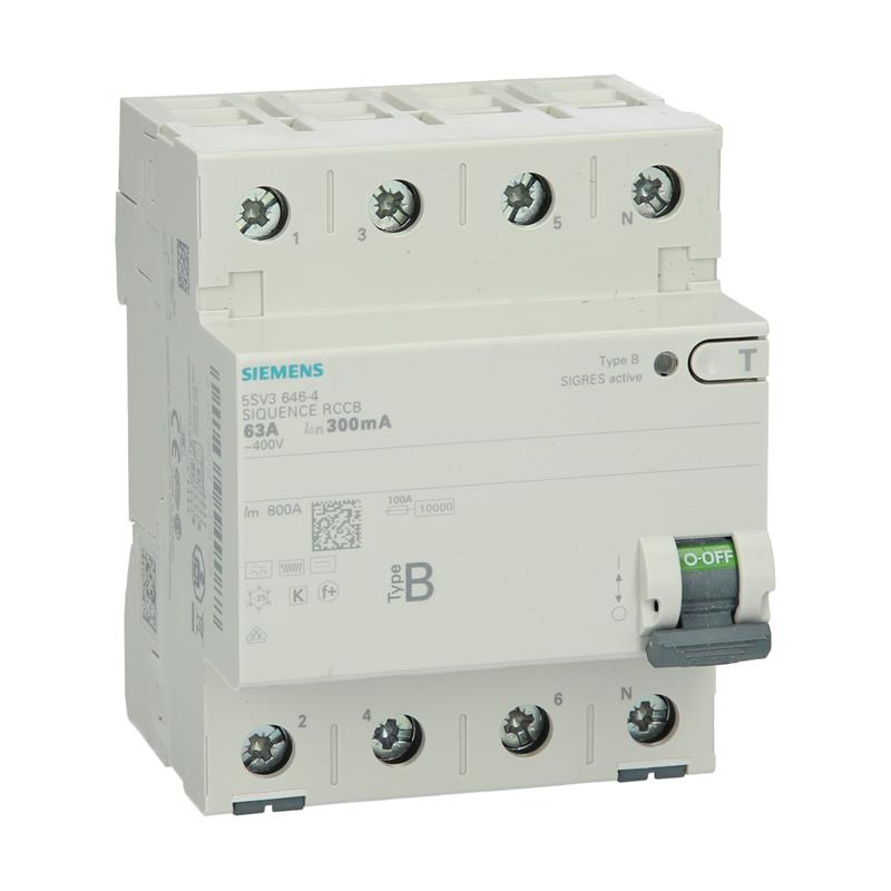 Kaçak akım devre kesici Siemens 5SV3646-4
