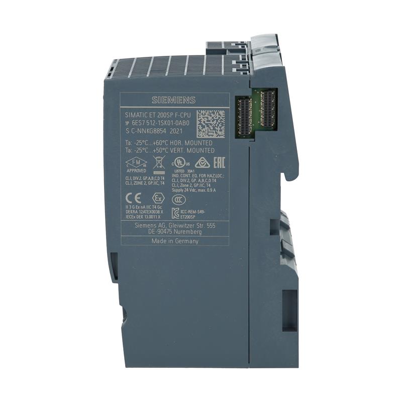 Siemens SIMATIC DP CPU 1512SP F-1 PN - 6ES7512-1SK01-0AB0 - Görsel 3