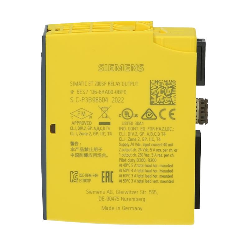 Siemens SIMATIC DP F-RQ 1x 24VDC/24..230VAC/5A ST - 6ES7136-6RA00-0BF0 - Görsel 2