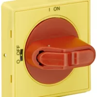 MSHD-LY Handle, IP64, red/yellow, ( döner kurma kolu )