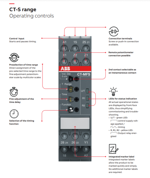 ABB CT-ARS.11S Zaman Rölesi - Görsel 2
