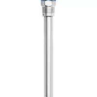 UWT Rotonivo® - RN 3002 - Boru Boru uzatmalı döner çarklı dedektör Rotonivo® RN 3002 esas olarak depolama ve proses kaplarında tüm dökme katı maddelerde tam dedektör olarak kullanılır. +1100 °C'ye kadar proses sıcaklıkları ve 10 bar'a kadar proses aşırı basıncı için yapılandırılabilir. Birikme veya yoğun tozlu proses ortamı